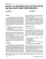 CH-93-19-2 — Effect of Distribution System Design on Gas Heat Pump Performance