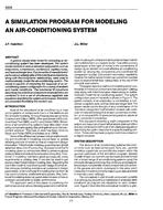 3326 — A Simulation Program for Modeling an Air Conditioning System