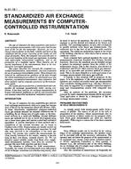 IN-91-18-1 — Standardized Air Exchange Measurements by Computer Controlled Instrumentation