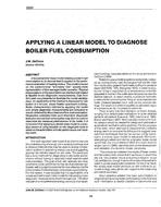 3335 — Applying a Linear Model to Diagnose Boiler Fuel Consumption