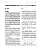 3337 — Secondary Heat Transfer in Heat Pumps