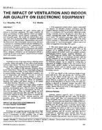 NY-91-04-1 — The Impact of Ventilation and Indoor Air Quality on Electronic Equipment