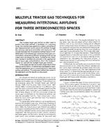 3369 — Multiple Tracer Gas Techniques for Measuring Interzonal Airflows for Three Interconnected Spaces (same as AT-90-5-2)