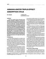 3377 — Ammonia-Water Triple-Effect Absorption Cycle (same as AT-90-27-1)