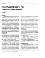 AT-90-06-3 — Thermal Responses to the Thai Office Environment