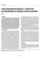 AT-90-10-3 — Fire and Smoke Models – Their Use in the Design of Some Large Buildings