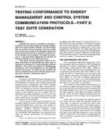 AT-90-14-4 — Testing Conformance to Energy Management and Control System Communication Protocols – Part 2: Test Suite Generation