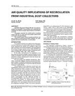 AT-90-15-2 — Air Quality Implications of Recirculation from Industrial Dust Collectors