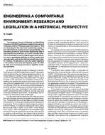 AT-90-16-2 — Engineering a Comfortable Environment: Research and Legislation in a Historical Perspective
