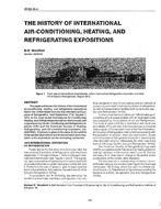 AT-90-16-4 — The History of International Air-Conditioning, Heating, and Refrigerating Expositions