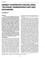 AT-90-18-3 — Indirect Evaporative Cooling Using Two-Phase Thermosiphon Loop Heat Exchangers