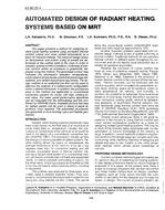 AT-90-20-4 — Automated Design of Radiant Heating Systems Based on Thermal Comfort