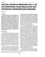 AT-90-22-2 — The Key Issues in Reducing CFC-11 in Polyurethane Foam Insulation for Household Refrigerator/Freezers