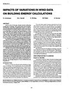 AT-90-24-3 — Impacts of Variations in Wind Data on Building Energy Calculations