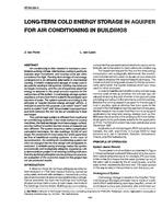 AT-90-26-4 — Long-Term Cold Energy Storage in Aquifer for Air Conditioning in Buildings