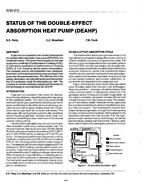 AT-90-27-2 — Status of the Double-Effect Absorption Heat Pump (DEAHP)