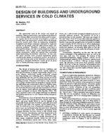 NY-91-07-2 — Design of Buildings and Underground Services in Cold Climates