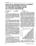 NY-91-07-3 — Practical Application of a Carbon Dioxide Monitoring System to Control Outdoor Air in an Athletic Fieldhouse