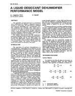 NY-91-08-3 — A Liquid Desiccant Dehumidifier Performance Model