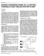 NY-91-11-4 — Design Considerations of a Central Variable-Flow Chilled-Water Plant