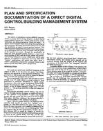 NY-91-12-2 — Plan and Specification Documentation of a Direct Digital Control/Building Management System