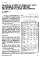 NY-91-17-1 — Design of Water-to-Air Heat Pumps with High Cooling Efficiency for Ground-Coupled Applications