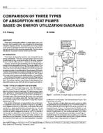 3413 — Comparison of Three Types of Absorption Heat Pumps Based on Energy Utilization Diagrams