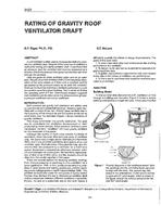3423 — Rating of Gravity Roof Ventilator Draft