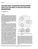 SL-90-01-2 — Air-Side Heat Transfer Correlations for Flat and Wavy Plate Fin-and-Tube Geometries