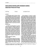 SL-90-02-5 — Building Envelope Design Using Design Prototypes