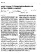 SL-90-04-1 — Cold Climate Foundation Insulation Retrofit Performance