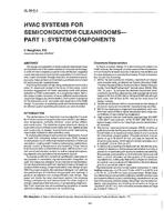 SL-90-05-3 — HVAC Systems for Semiconductor Clean rooms—Part 1: System Components