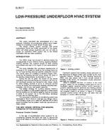 SL-90-07-2 — Low Pressure Underfloor HVAC System