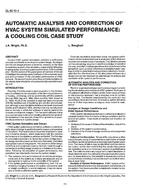 SL-90-10-4 — Automatic Analysis and Correction of HVAC System Simulated Performance: A Cooling Coil Case Study