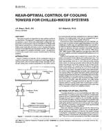 SL-90-13-3 — Near-Optimal Control of Cooling Towers for Chilled Water Systems