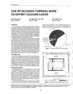 SL-90-14-2 — Use of Building Thermal Mass to Offset Cooling Loads