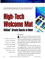 High-Tech Welcome Mat: BACnetÃ‚Â® Greets Guests at Hotel