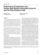 4652 (RP-1195) — Performance Comparisons of a Unitary Split System Using Microchannel and Fin-Tube Outdoor Coils