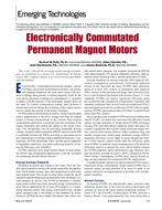Emerging Technologies: Electronically Commutated Permanent Magnet Motors