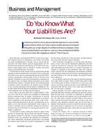 Business and Management: Do You Know What Your Liabilities Are?