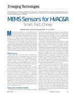 Emerging Technologies: MEMS Sensors for HVAC&R