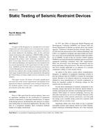 AN-04-02-2 Ã¢Â€Â“ Static Testing of Seismic Restraint Devices