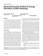 AN-04-03-3 (RP-1093) Ã¢Â€Â“ Electricity Diversity Profiles for Energy Simulation of Office Buildings