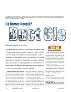 Do Homes Need It? Duct Cleaning