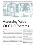Assessing Value Of CHP Systems