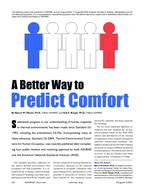 A Better Way to Predict Comfort