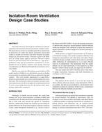 Isolation Room Ventilation Design Case Studies