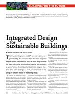 Integrated Design for Sustainable Buildings