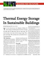 Thermal Energy Storage in Sustainable Buildings