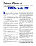 Business and Management: HVAC Terms in LEEDÃ‚Â®